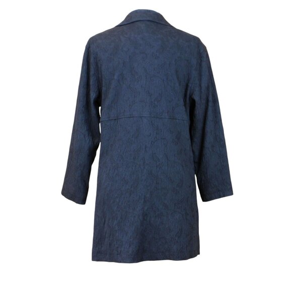 J.Jill Stretch Blazer & Pant Suit Baroque Fabric Black Jacket 10 Pant 8P D174 - Picture 3 of 10